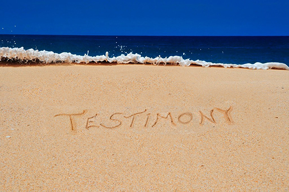 Meaning of Testimony